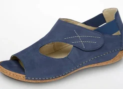 Sale Waldläufer, bequeme Damen-Sandalen, Weite H, mit herausnehmbarem Fußbett Damen Sandalen