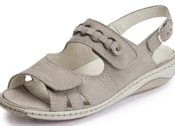 Waldläufer, bequeme Damen-Sandalen, Weite G, mit herausnehmbarem Fußbett Damen Sandalen