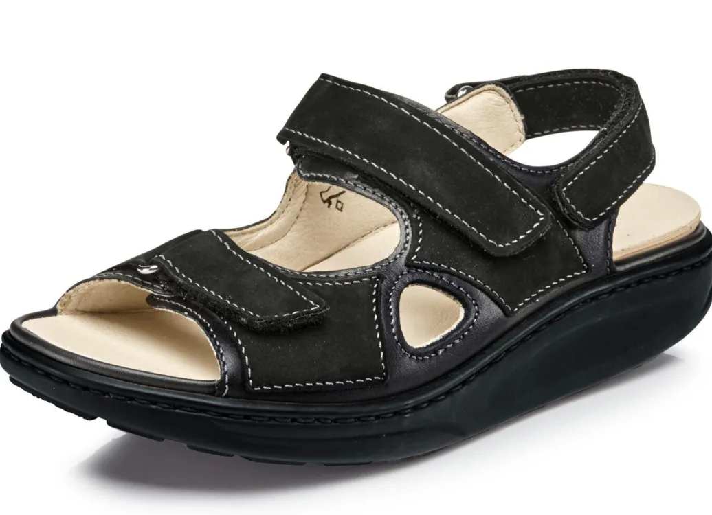 Online Waldläufer, bequeme Damen-Sandalen, Weite H, mit herausnehmbarem Fußbett Damen Sneaker & Sportschuhe|Sandalen