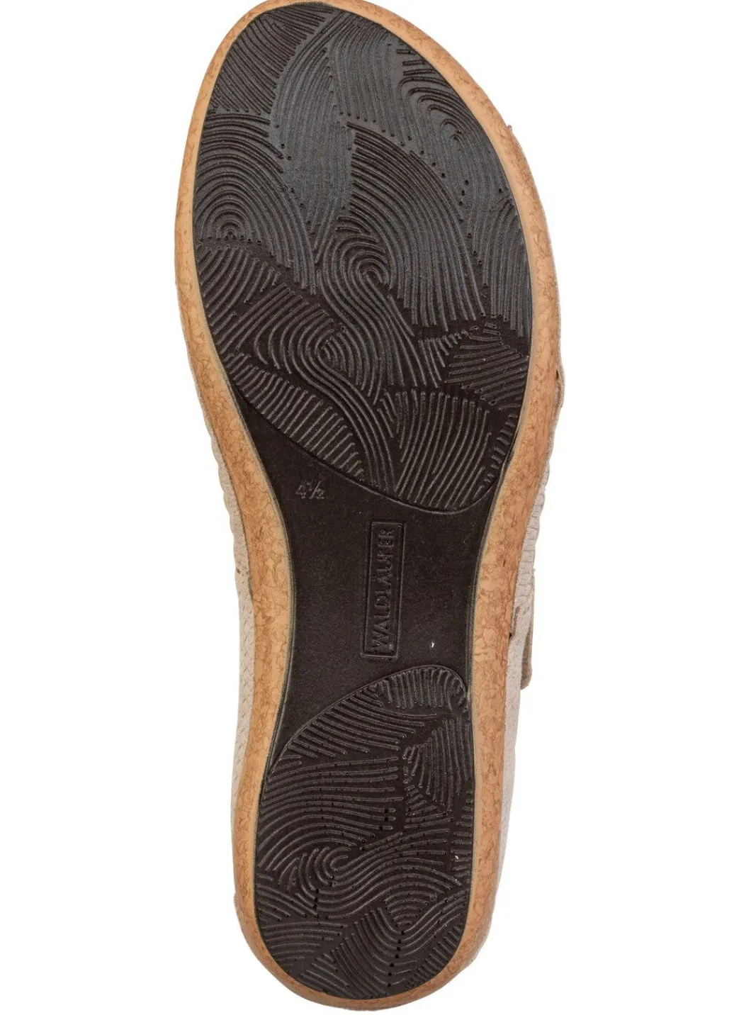 Discount Waldläufer, bequeme Damen-alen, Weite H, mit herausnehmbarem Fußbett Damen Sandalen
