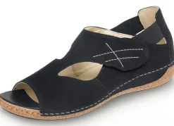 Online Waldläufer, bequeme Damen-Sandalen, Weite H, mit herausnehmbarem Fußbett Damen Sandalen