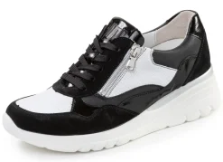 Best Waldläufer, bequeme Damen-Schnürschuhe, Weite H, mit herausnehmbarem Fußbett Damen Sneaker & Sportschuhe|Schnürschuhe