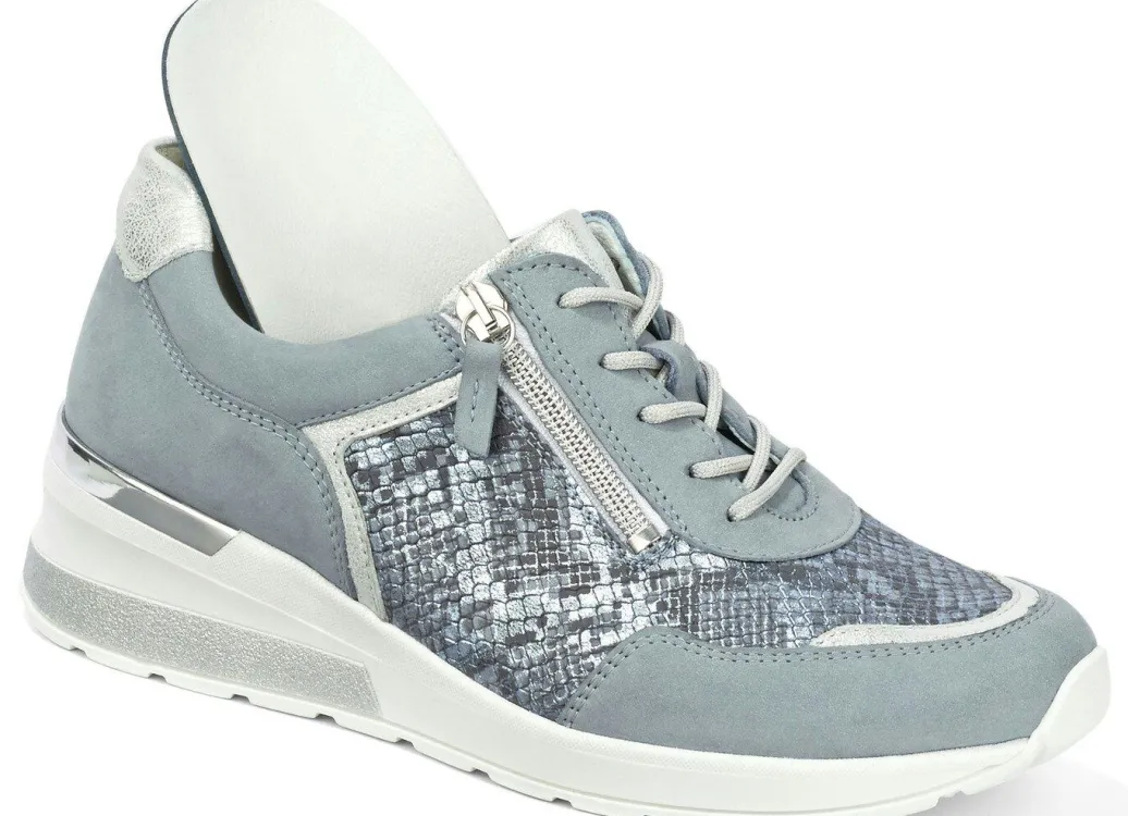 Best Waldläufer, bequeme Damen-Schnürschuhe, Weite H, mit herausnehmbarem Fußbett Damen Sneaker & Sportschuhe|Schnürschuhe