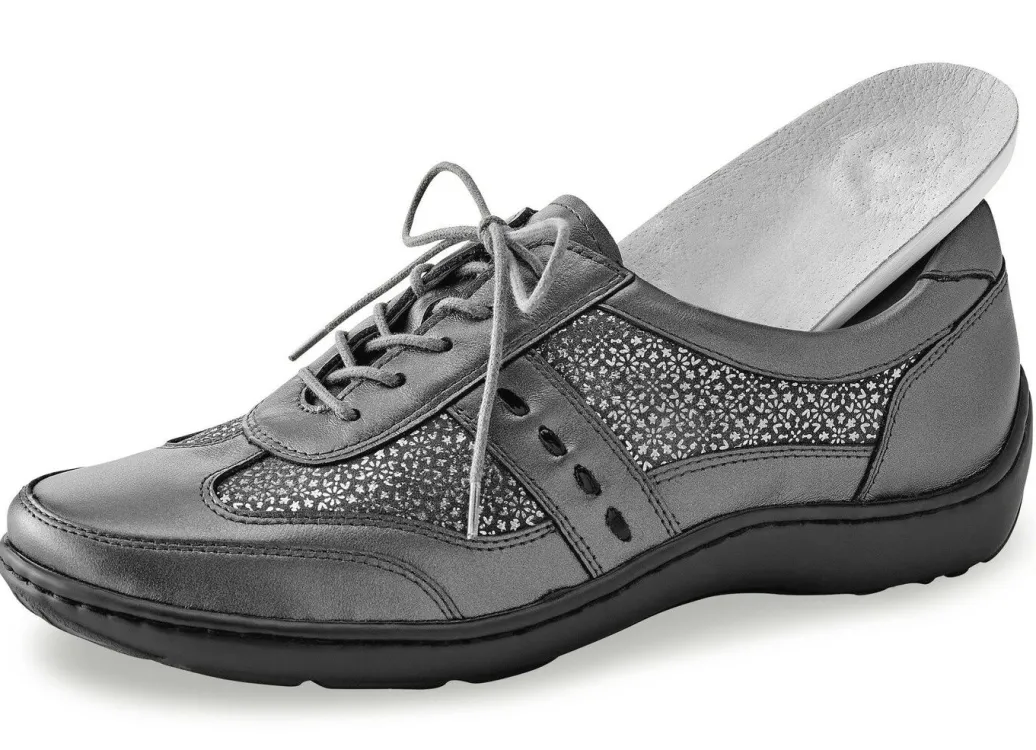 Waldläufer, bequeme Damen-Schnürschuhe, Weite H, mit herausnehmbarem Fußbett Damen Sneaker & Sportschuhe|Schnürschuhe
