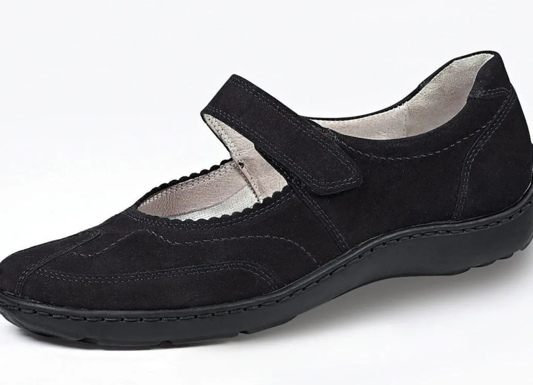 Outlet Waldläufer, bequeme Damen-Slipper, Weite H, mit herausnehmbarem Fußbett Damen Sneaker & Sportschuhe