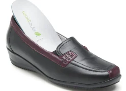 New Waldläufer, bequeme Damen-Slipper, Weite H, mit herausnehmbarem Fußbett Damen Slipper