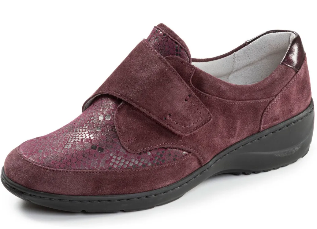 Hot Waldläufer, bequeme Damen-Slipper, Weite K, mit herausnehmbarem Fußbett Damen Slipper