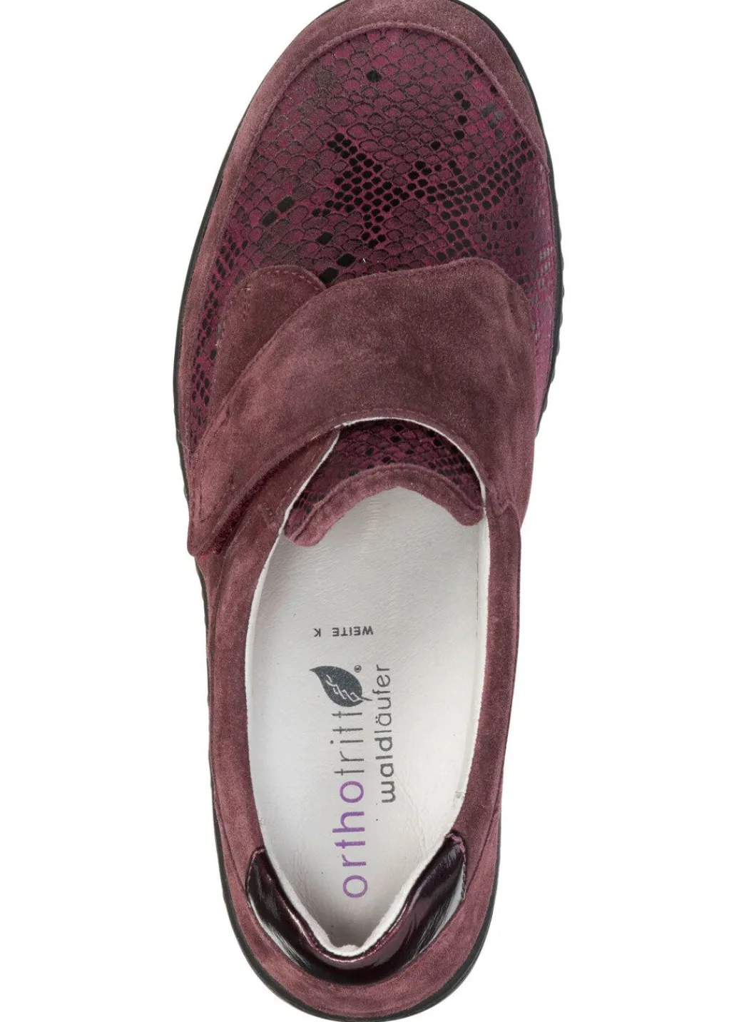 Hot Waldläufer, bequeme Damen-Slipper, Weite K, mit herausnehmbarem Fußbett Damen Slipper