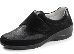 Outlet WaldlĂ€ufer, bequeme Damen-Slipper, Weite K, mit herausnehmbarem FuĂbett Damen Slipper