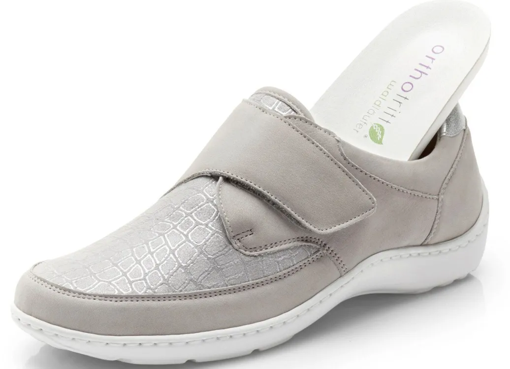 New Waldläufer, bequeme Damen-Slipper, Weite H, mit herausnehmbarem Fußbett Damen Sneaker & Sportschuhe|Slipper