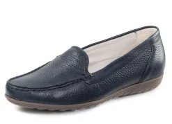 Damen Mona Slipper<Waldläufer, bequeme Damen-Slipper, Weite H, mit herausnehmbarem Fußbett