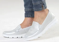 Hot Waldläufer, bequeme Damen-Slipper, Weite H, mit herausnehmbarem Fußbett Damen Slipper