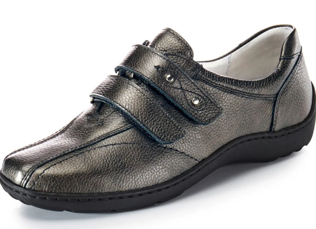 New Waldläufer, bequeme Damen-Slipper, Weite H, mit herausnehmbarem Fußbett Damen Sneaker & Sportschuhe|Slipper