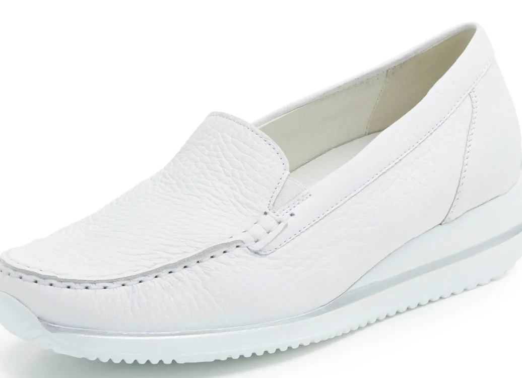 Clearance Waldläufer, bequeme Damen-Slipper, Weite H, mit herausnehmbarem Fußbett Damen Slipper