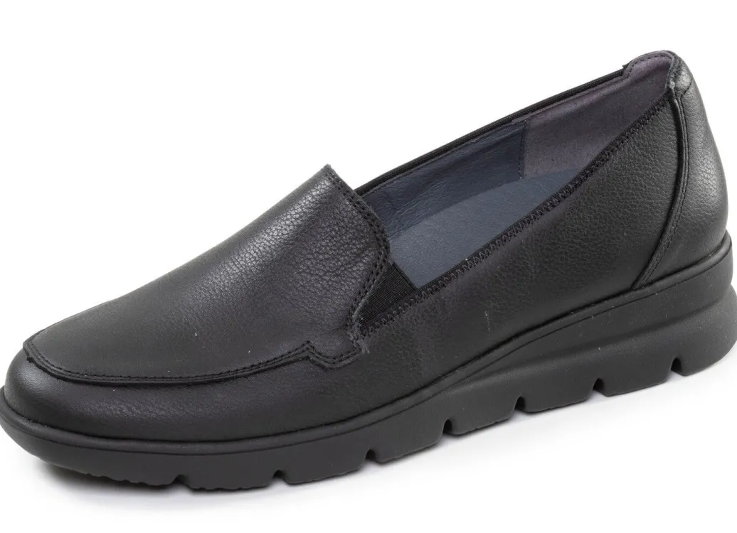 Best Waldläufer, bequeme Damen-Slipper, Weite H, mit herausnehmbarem Fußbett Damen Slipper