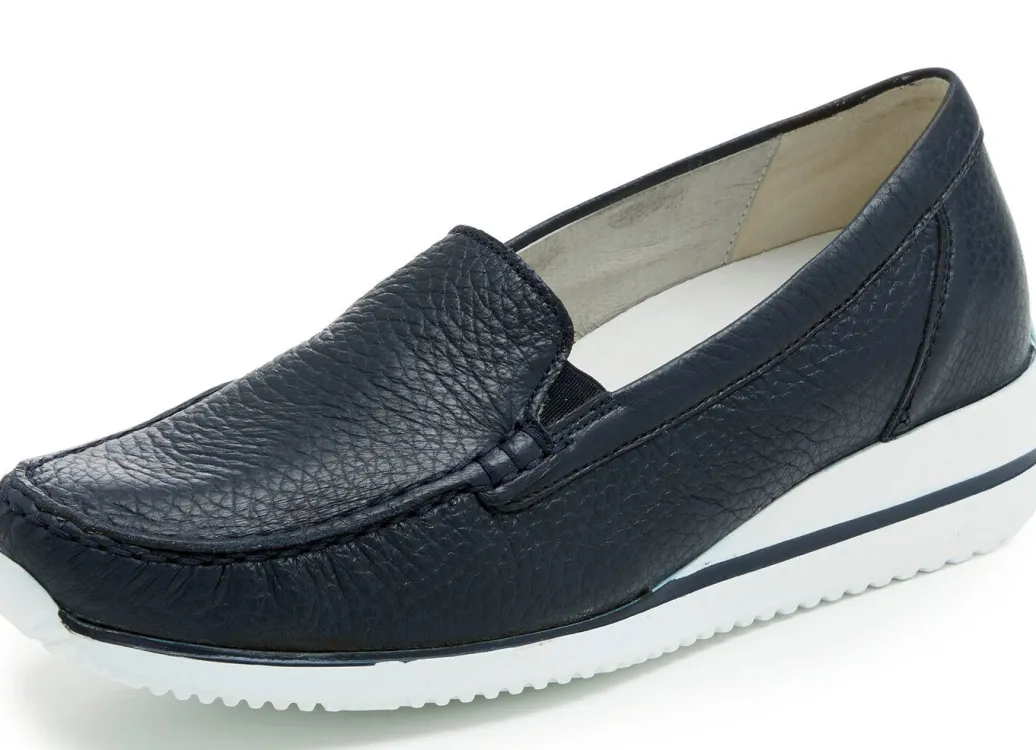 Clearance Waldläufer, bequeme Damen-Slipper, Weite H, mit herausnehmbarem Fußbett Damen Slipper