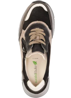 Outlet Waldläufer, bequeme Damen-Sneaker, Weite H, mit herausnehmbarem Fußbett Damen Sneaker & Sportschuhe|Schnürschuhe