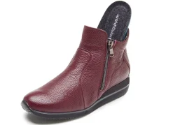Outlet Waldläufer, bequeme Damen-Stiefeletten, Weite H, aus Hirschleder Damen Stiefel & Stiefeletten