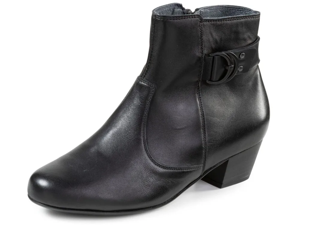 Discount Waldläufer, bequeme Damen-Stiefeletten, Weite K, mit herausnehmbarem Fußbett Damen Stiefel & Stiefeletten