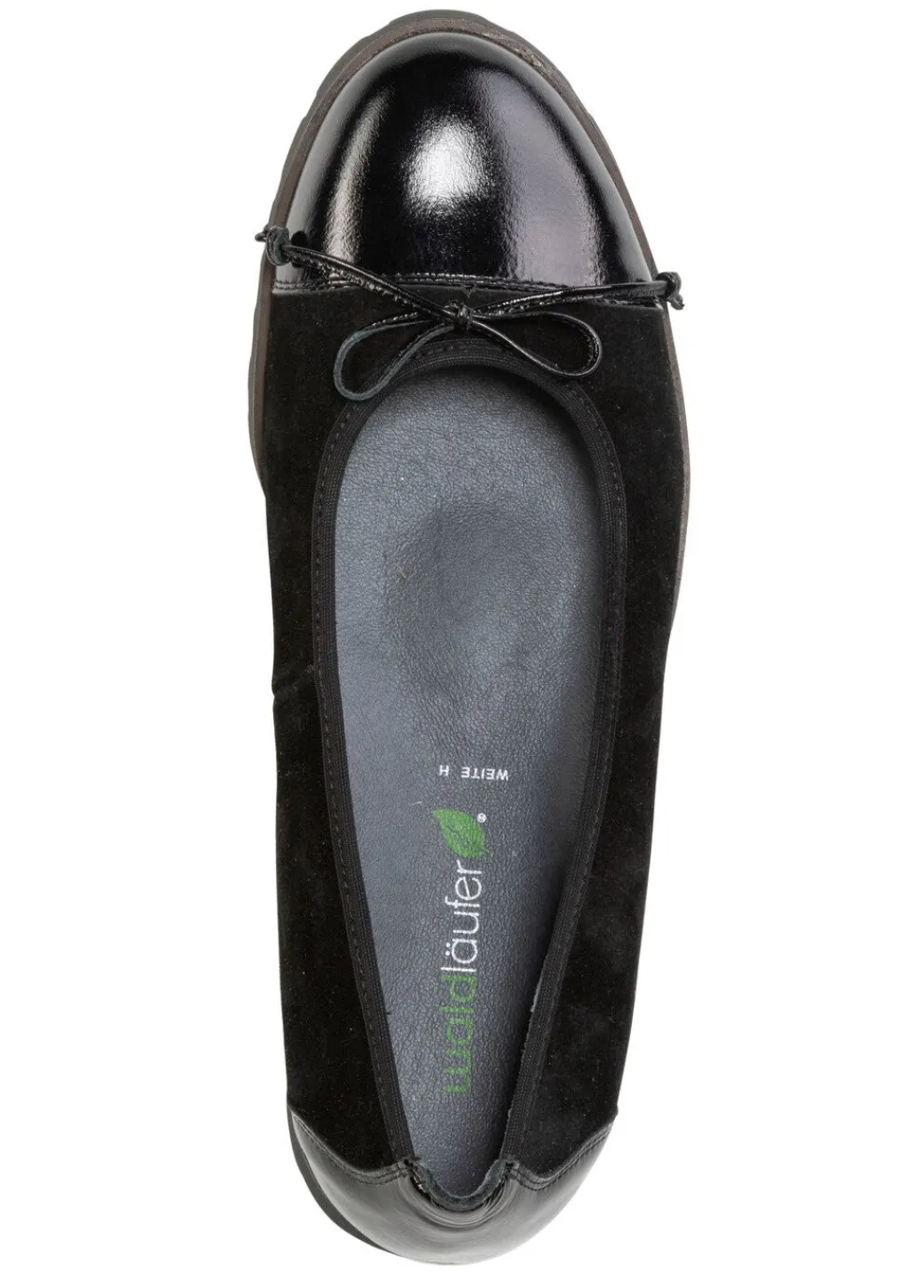Best Waldläufer, elegante Damen-Ballerinas, Weite H, mit herausnehmbarem Fußbett Damen Ballerinas