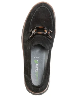 Outlet Waldläufer Loafer aus Veloursleder Damen Slipper