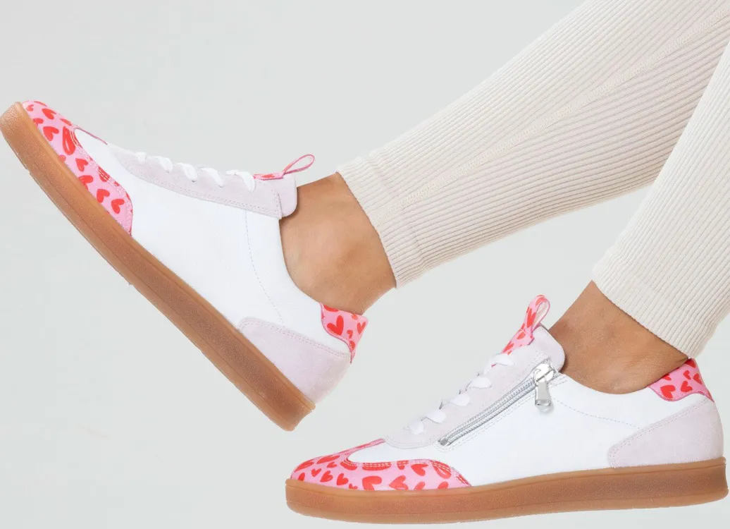 Best Waldläufer, modische Damen-Sneaker, Weite H, mit herausnehmbarem Fußbett Damen Sneaker & Sportschuhe|Schnürschuhe