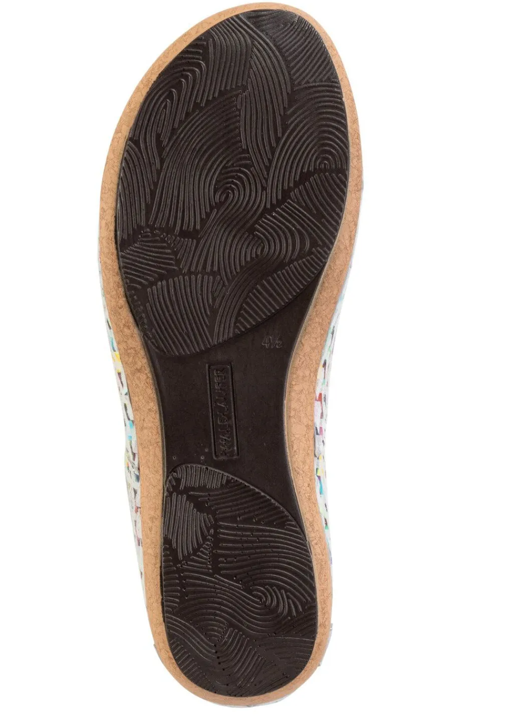 Sale Waldläufer Sandale aus effektvoll bedrucktem Nubukleder Damen Sandalen