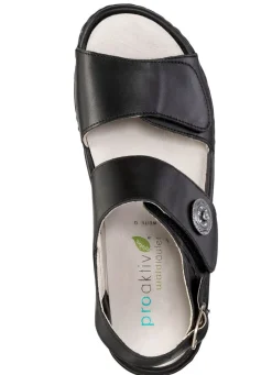 New Waldläufer Sandale mit Metallschmuck mit Glitzersteinchen Damen Sandalen
