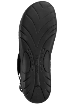 New Waldläufer Sandale mit Metallschmuck mit Glitzersteinchen Damen Sandalen
