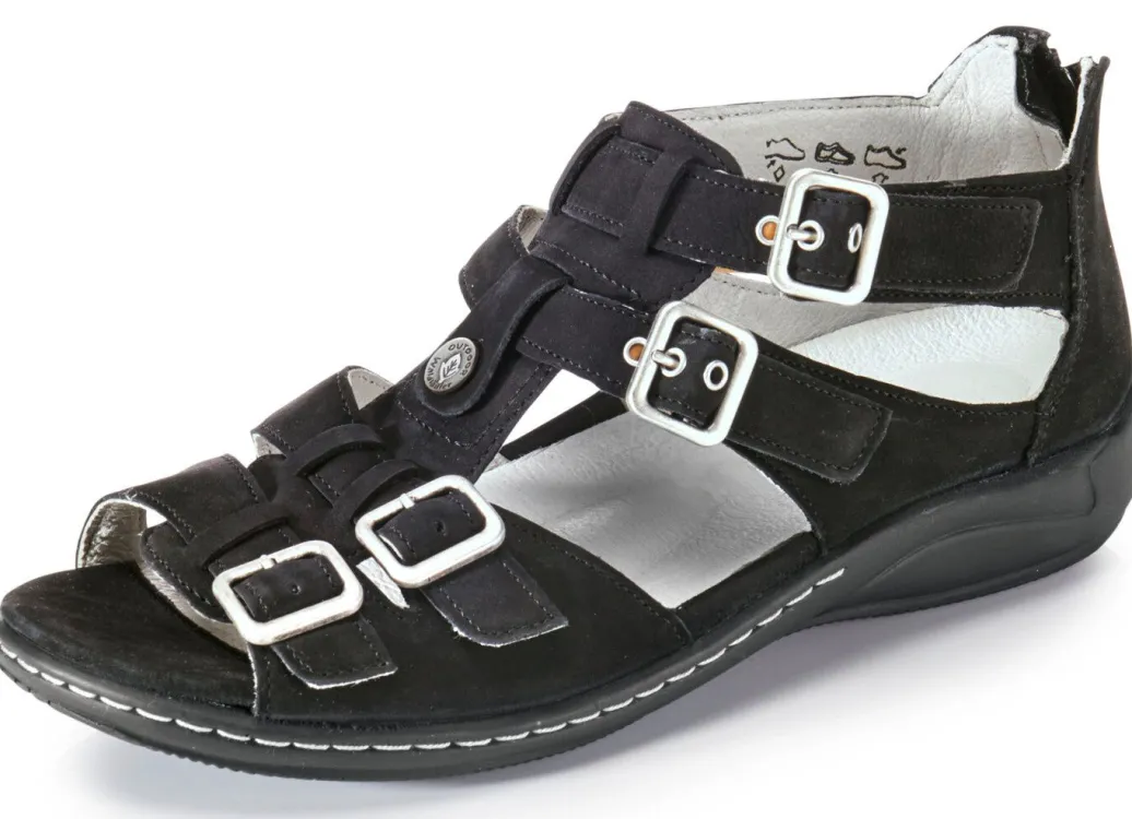 Clearance Waldläufer Sandale mit verstellbaren Riemchen Damen Sandalen