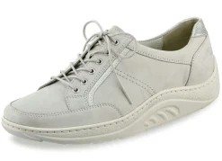 Waldläufer Schnürschuh mit edlen Metallicleder-Einsätzen Damen Sneaker & Sportschuhe|Schnürschuhe