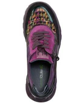 Clearance Waldläufer Schnür-Sneaker mit buntem Textilmaterial kombiniert Damen Sneaker & Sportschuhe|Schnürschuhe