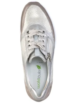 Hot Waldläufer Sneaker aus edlem Leder-Materialmix Damen Sneaker & Sportschuhe|Schnürschuhe