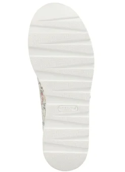 Online Waldläufer Sneaker aus floral bedrucktem Nubukleder Damen Sneaker & Sportschuhe|Schnürschuhe