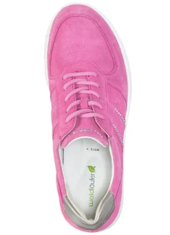 Waldläufer Sneaker mit Glitzersteinchen Damen Sneaker & Sportschuhe|Schnürschuhe