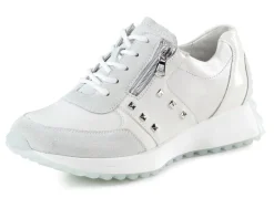 Sale Waldläufer Sneaker mit Nietenbesatz Damen Sneaker & Sportschuhe|Schnürschuhe