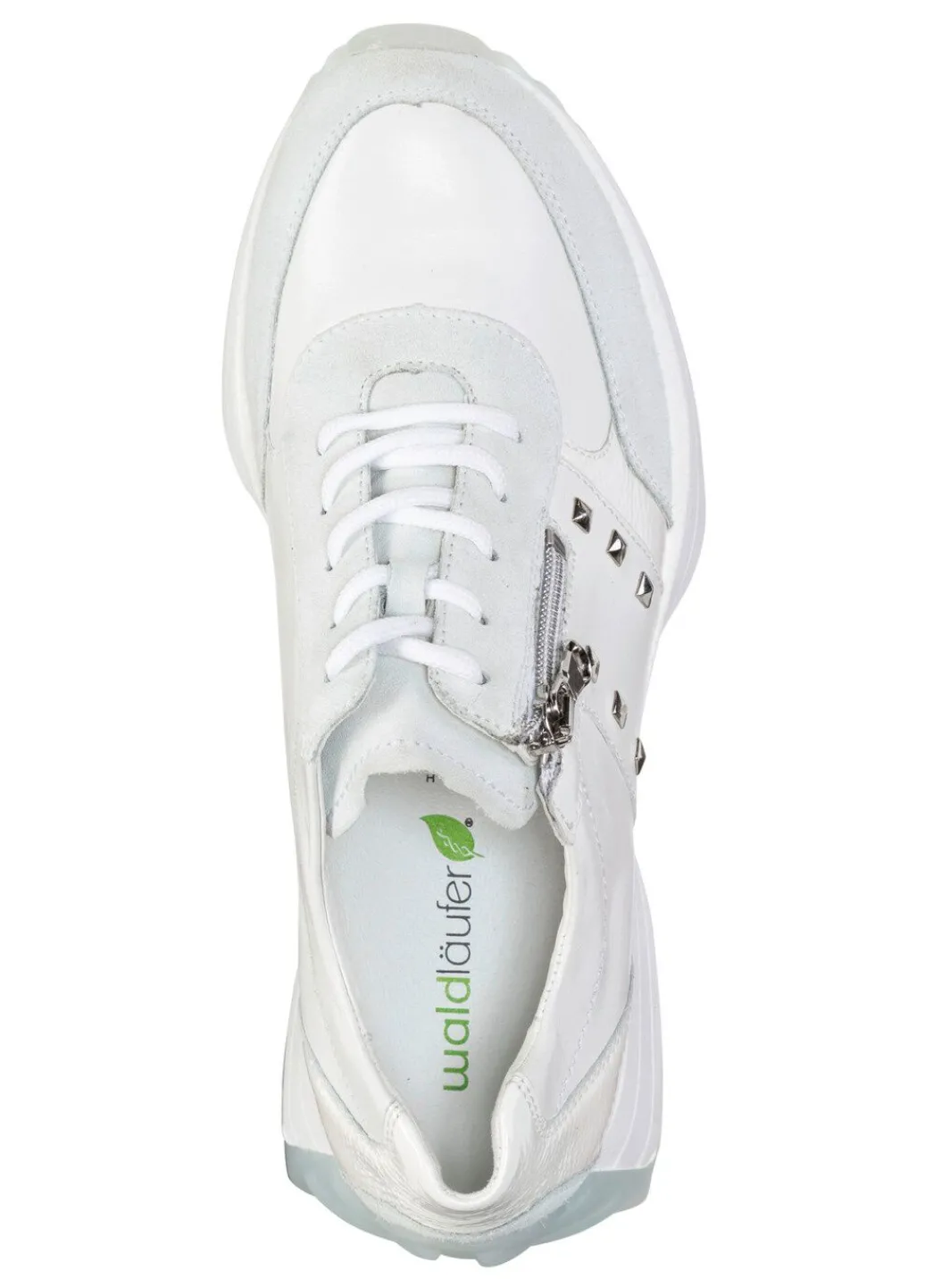 Sale Waldläufer Sneaker mit Nietenbesatz Damen Sneaker & Sportschuhe|Schnürschuhe