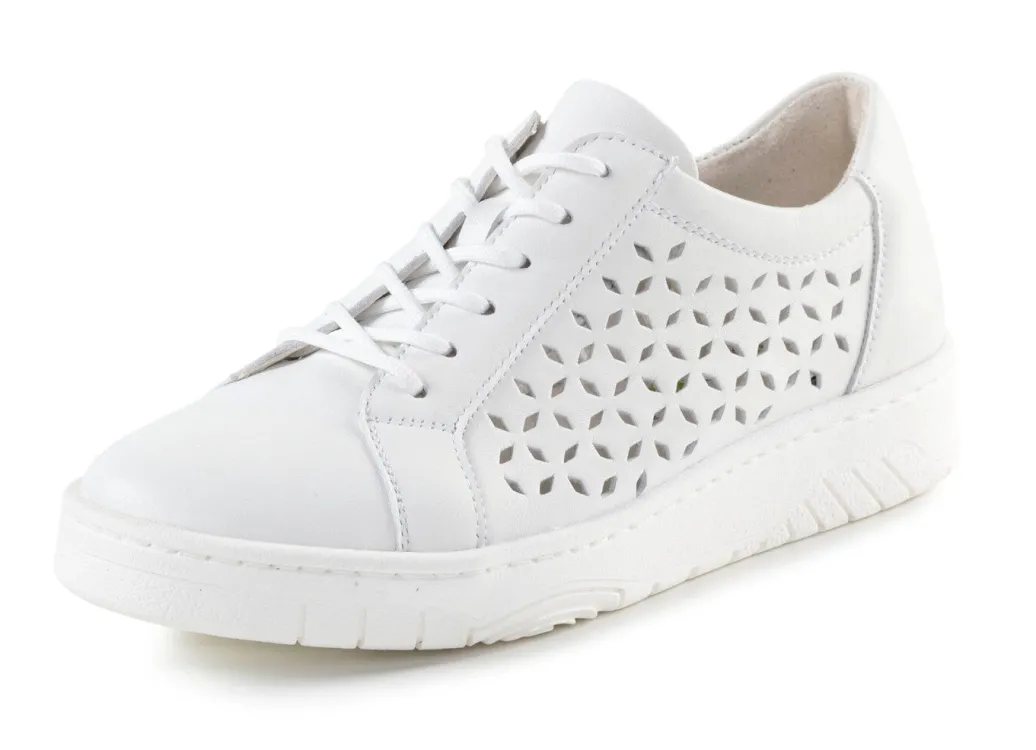 New Waldläufer, sommerliche Damen-Sneaker, Weite H, mit herausnehmbarem Fußbett Damen Sneaker & Sportschuhe|Schnürschuhe