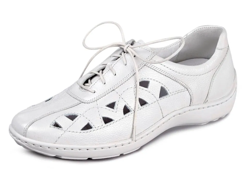 Discount Waldläufer, sommerliche Damen-Schnürschuhe, Weite H, mit herausnehmbarem Fußbett Damen Sneaker & Sportschuhe|Schnürschuhe