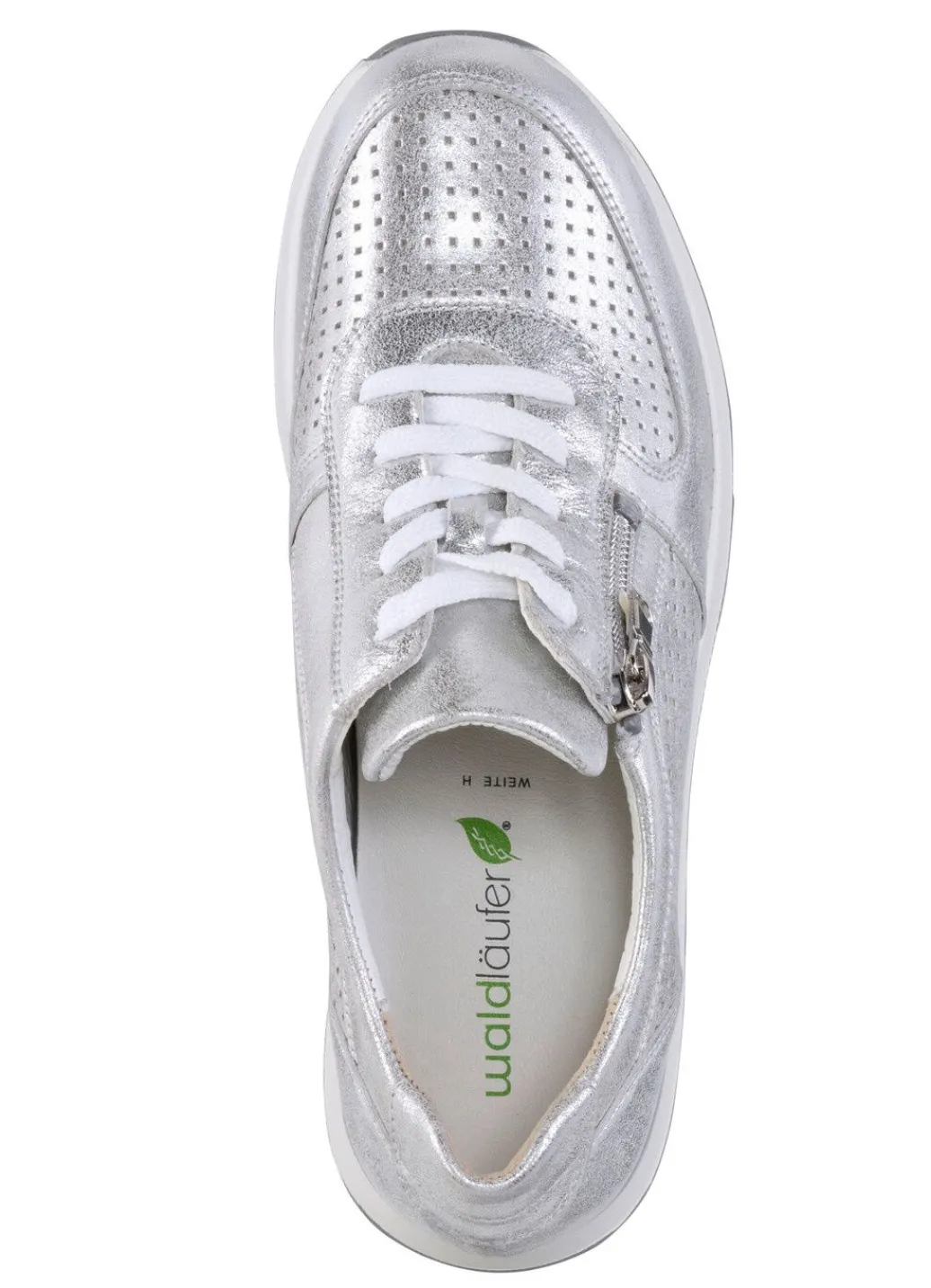 Waldläufer, sportliche Damen-Sneaker, Weite H, mit herausnehmbarem Fußbett Damen Sneaker & Sportschuhe|Schnürschuhe