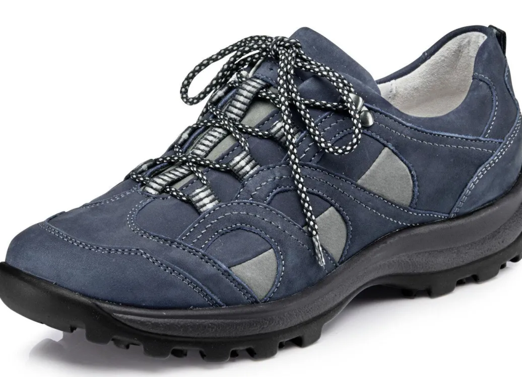 Sale Waldläufer, sportliche Damen-Schnürschuhe, Weite H, mit herausnehmbarem Fußbett Damen Sneaker & Sportschuhe|Schnürschuhe