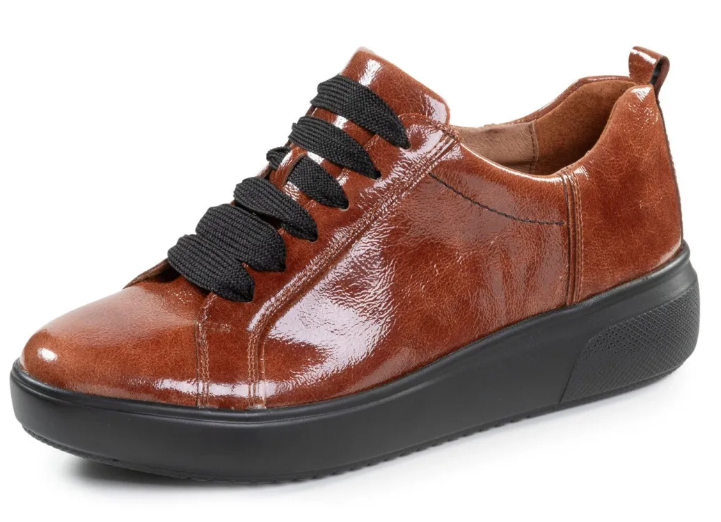 New Waldläufer, trendige Damen-Schnürschuhe, Weite H, mit herausnehmbarem Fußbett Damen Sneaker & Sportschuhe|Schnürschuhe