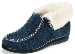 Best Warme Damen-Hausschuhe, Weite H, mit Wolle Damen Hausschuhe