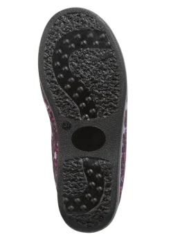 Discount Warme Damen-Hausschuhe, Weite H, mit Wolle Damen Hausschuhe