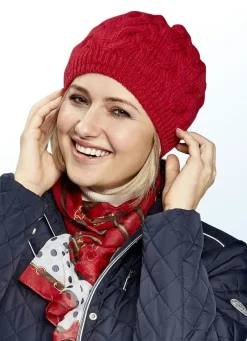 Clearance Warme Damen-Mütze, mit angesagtem Zopfmuster Mützen & Hüte