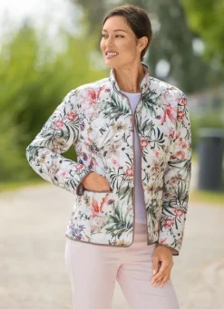 Damen Mona Übergangsjacken<Wendejacke mit Druckerleiste