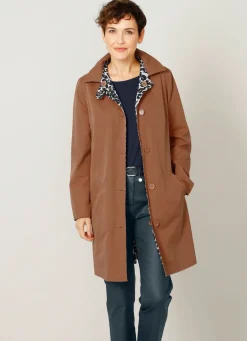 Damen Mona Übergangsjacken<Wendemantel mit Animalprint