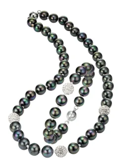 Sale Wunderschön schimmerndes, 2-teiliges Schmuck-Set Damen Halsketten|Armbänder