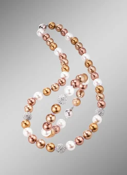 Clearance Wunderschön schimmerndes, 2-teiliges Schmuck-Set Damen Halsketten|ArmbÀnder
