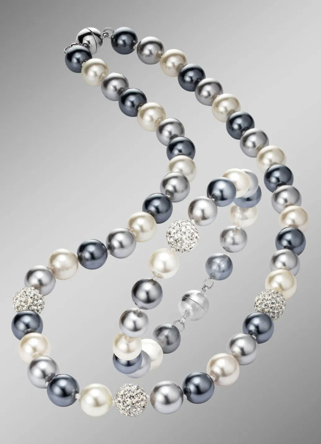 Discount Wunderschön schimmerndes, 2-teiliges Schmuck-Set Damen Halsketten|Armbänder
